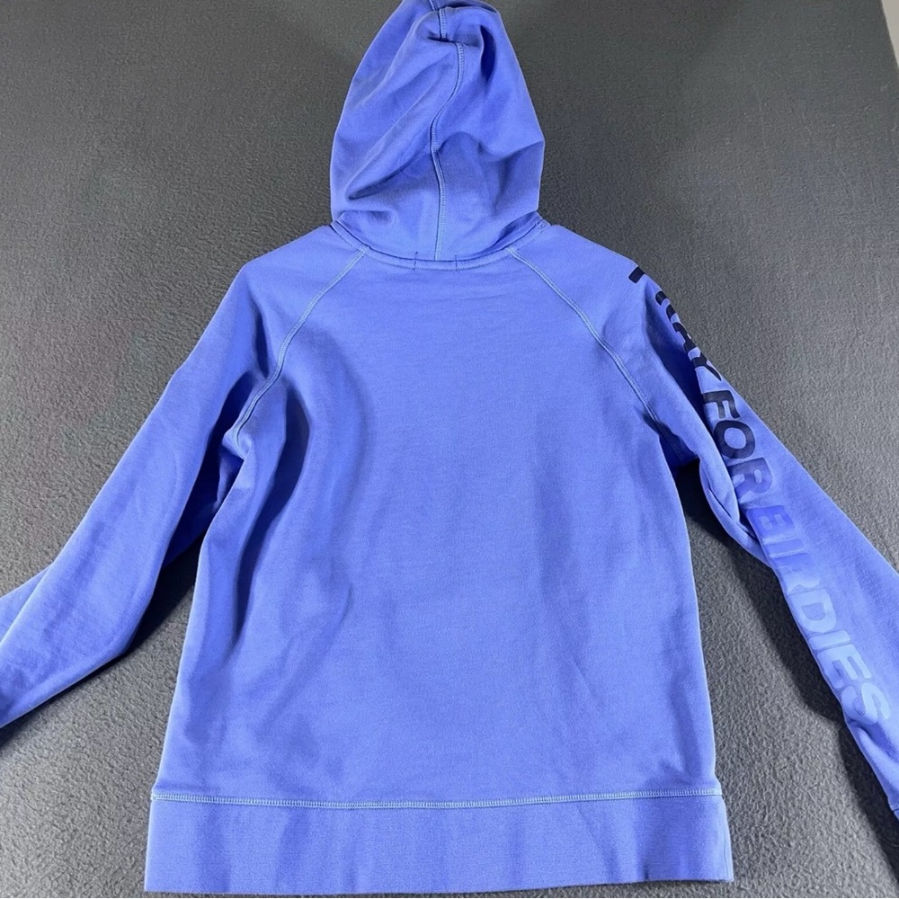 Women’s Medium G/Fore “Pray For Birdies” Hoodie Sweatshirt Golf Blue *Embroidery - Picture 11 of 14